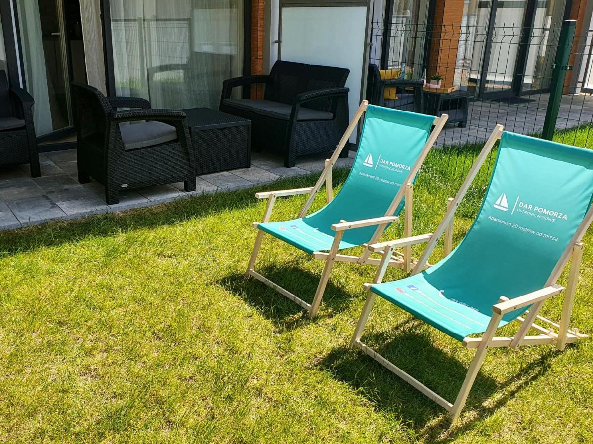 אוסטרוני מורסקי Apartament Dar Pomorza 20M Do Plazy Ustronie Apartments מראה חיצוני תמונה